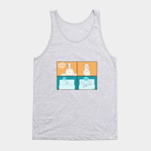 A sleepless young woman Tank Top